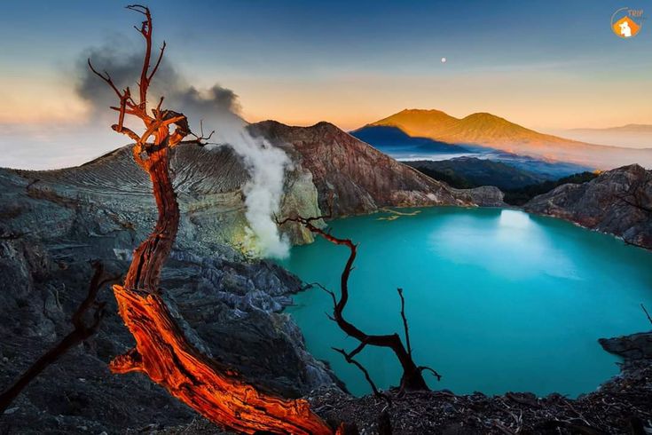 Landmark of Mount Ijen